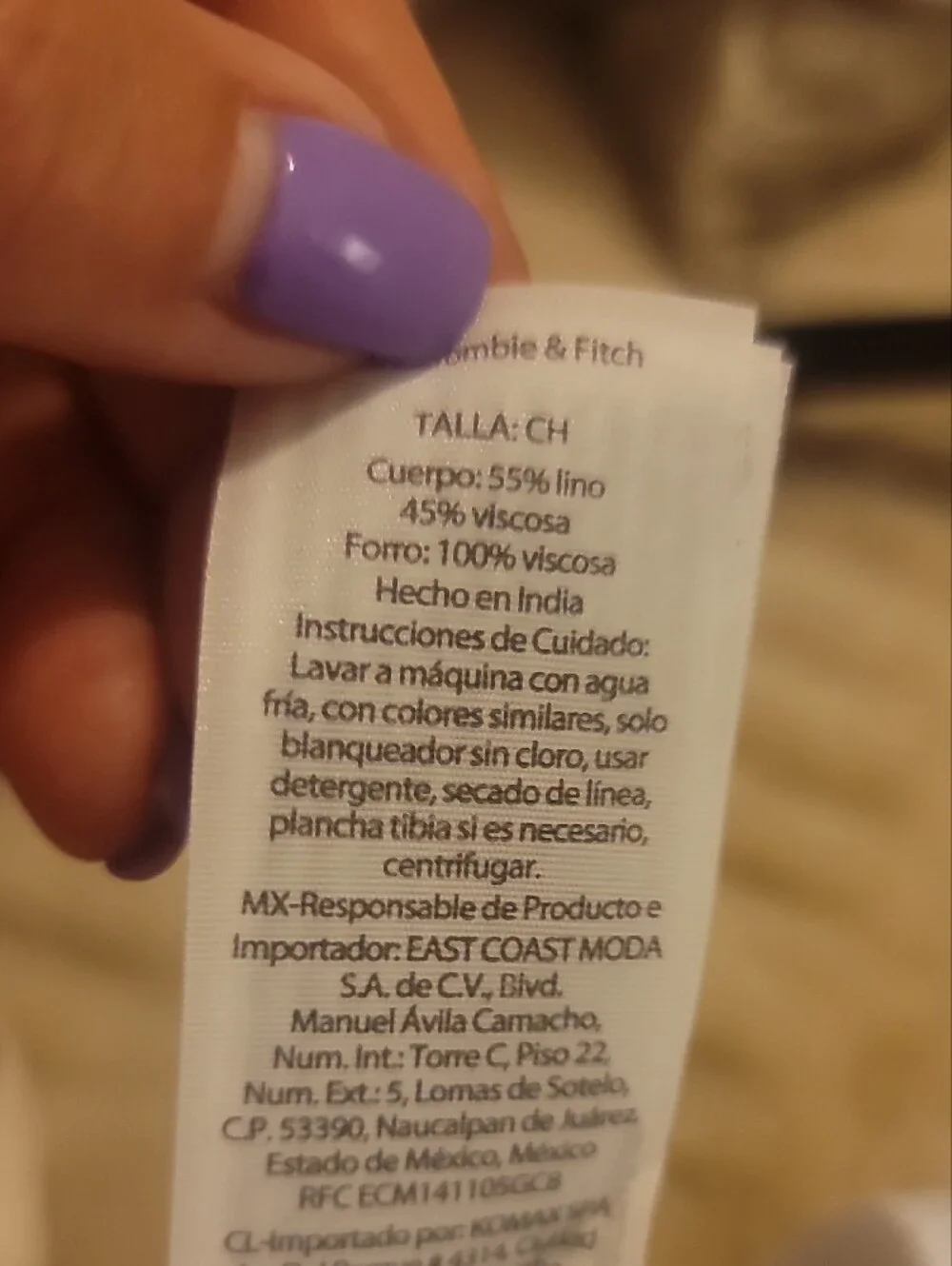 Abercrombie & Fitch soft white
